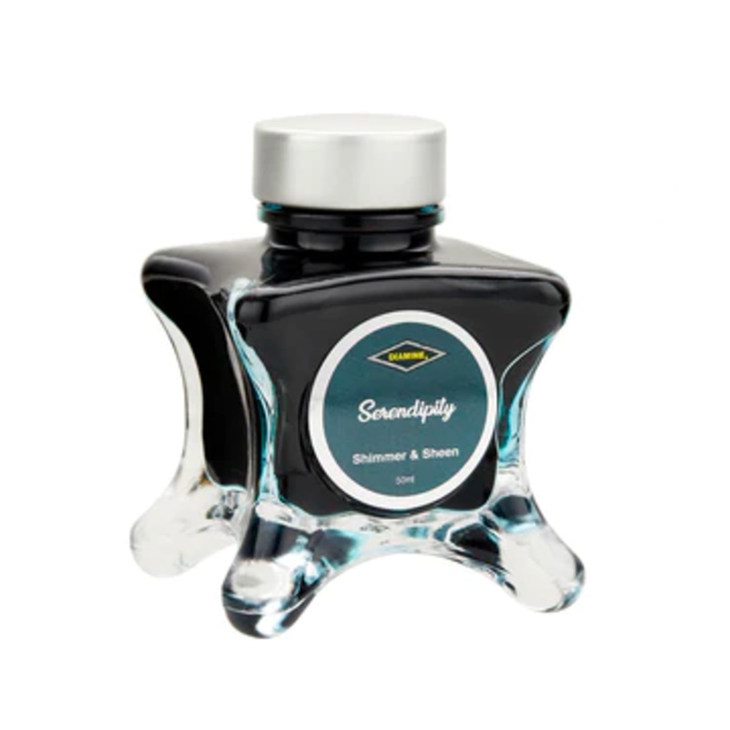 Diamine Green Edition Ink - Serendipity Shimmer & Sheen