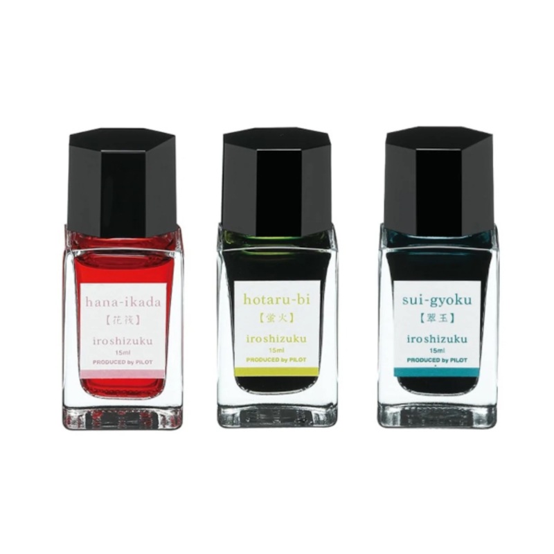 Pilot Iroshizuku Ink Bottle - 3pc Gift Set D, Spring