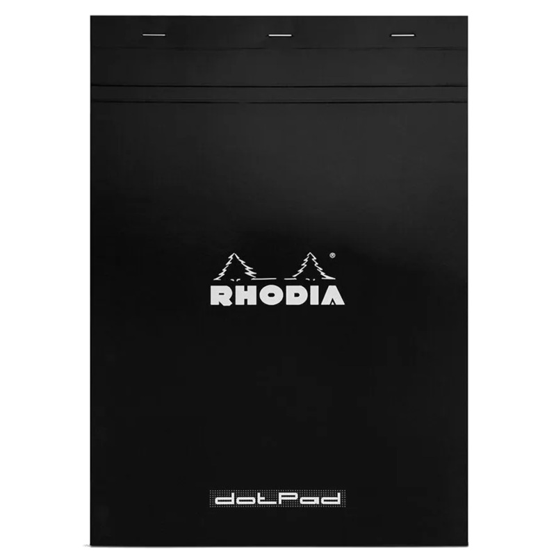 Rhodia No. 18 Notepad - Black, Dotted