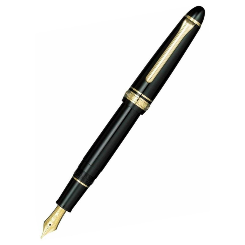Sailor 1911S Fountain Pen - Black GT - Broad