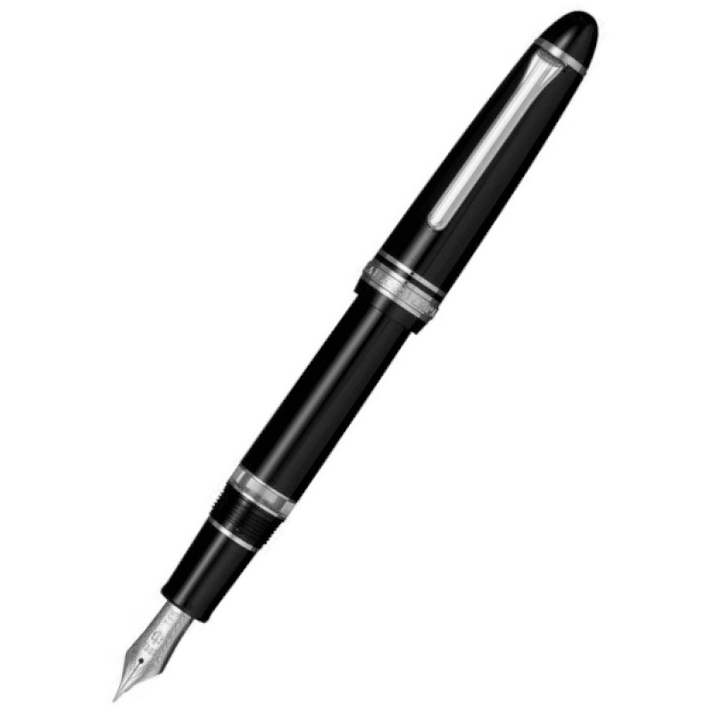 Sailor 1911S Fountain Pen - Black RT - F
