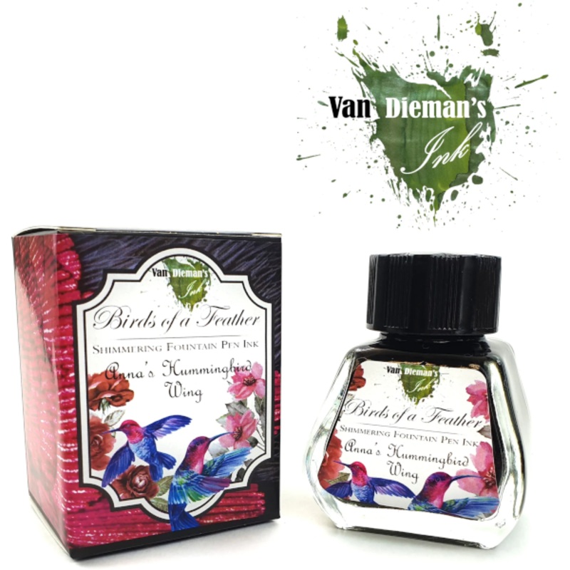 Van Dieman's Birds of a Feather Ink - Anna's Hummingbird Wing
