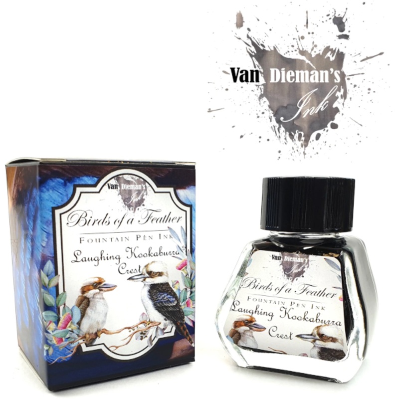 Van Dieman's Birds of a Feather Ink - Laughing Kookaburra Crest