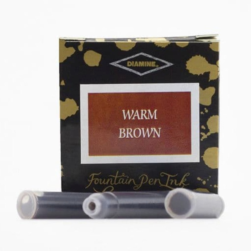 Diamine Ink Cartridges - Warm Brown