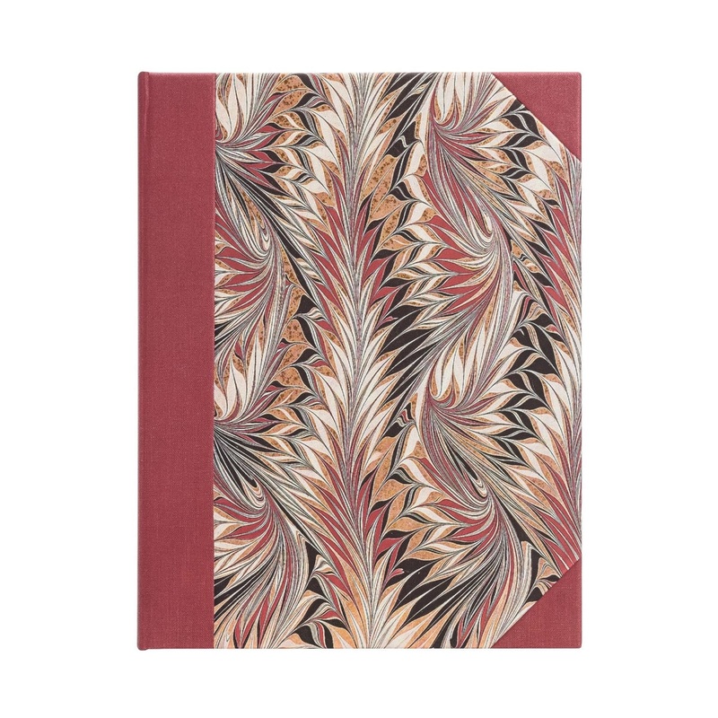 Paperblanks Cockerell Marbled Paper - Rubedo, Ultra - Unlined