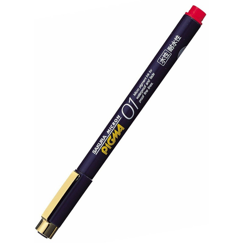Sakura Pigma Micron Pen ESDK - Size 01 - Red