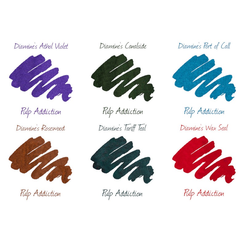 Diamine 160th Anniversary Ink Sample Package (6)