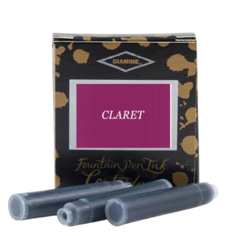 Diamine Ink Cartridges - Claret