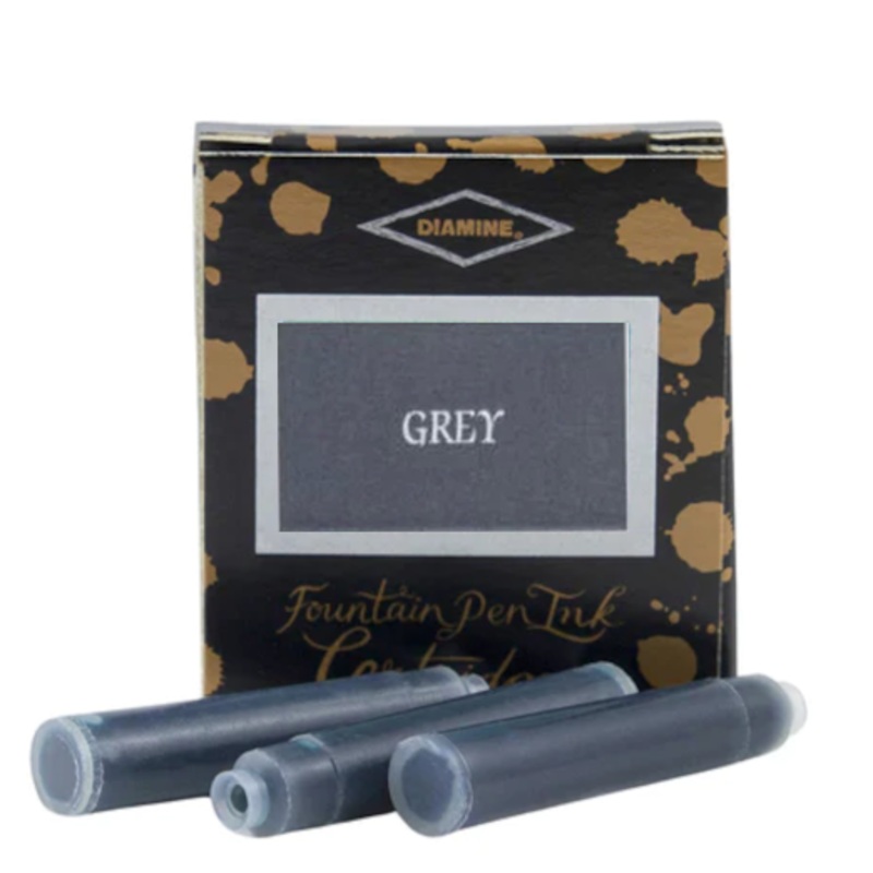 Diamine Ink Cartridges - Grey