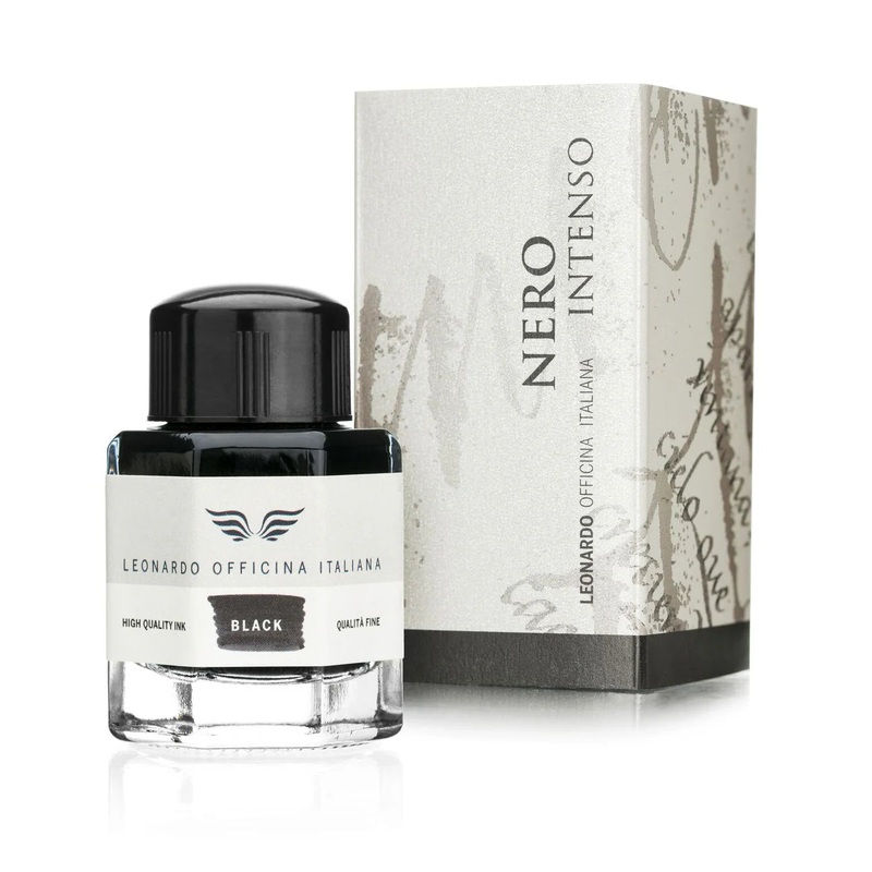 Leonardo Officina Italiana Fountain Pen Ink - Nero Black 40ml