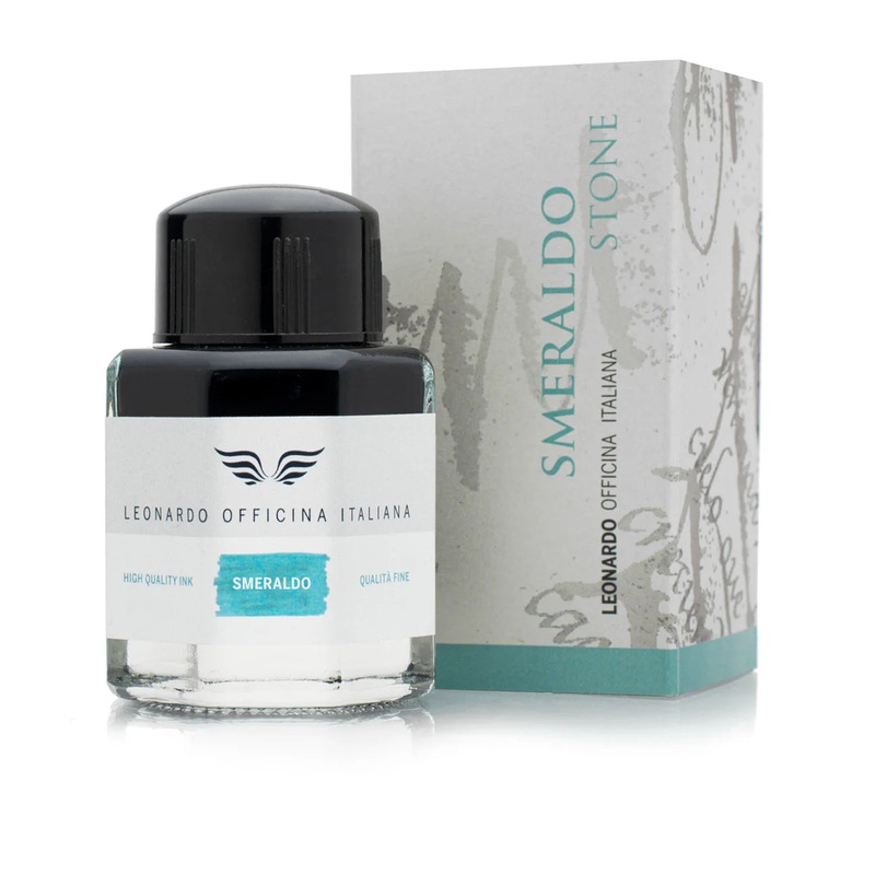 Leonardo Officina Italiana Fountain Pen Ink - Smeraldo Emerald 40ml