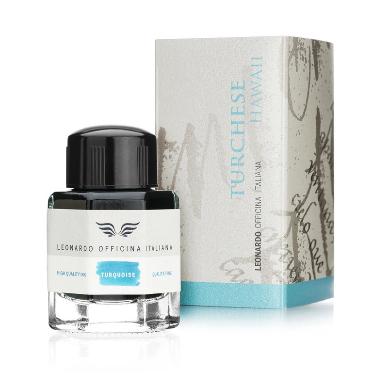 Leonardo Officina Italiana Fountain Pen Ink - Turchese Turquoise 40ml