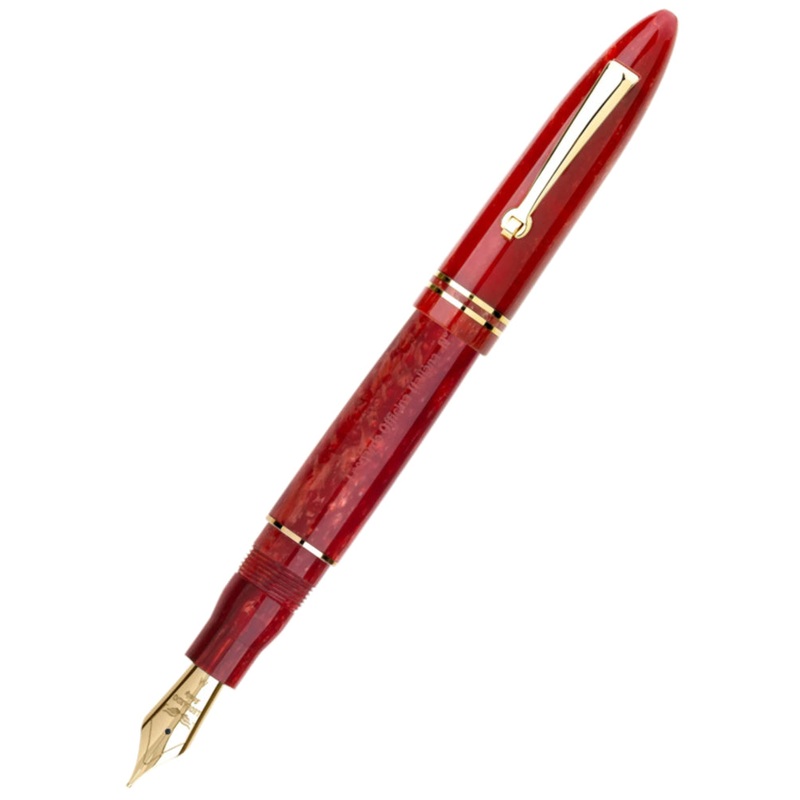 Leonardo Officina Italiana Furore Fountain Pen - Passion Red Gold
