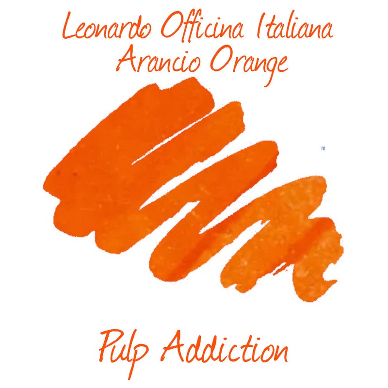 Leonardo Officina Italiana Ink - Arancio Orange 2ml Sample
