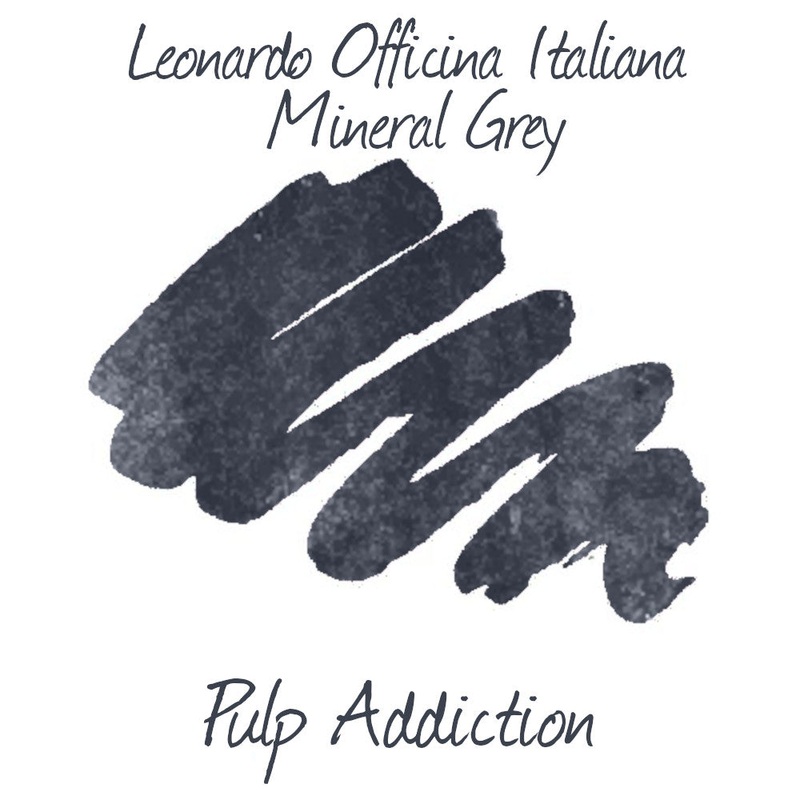 Leonardo Officina Italiana Ink - Grigio Minerale Grey 2ml Sample