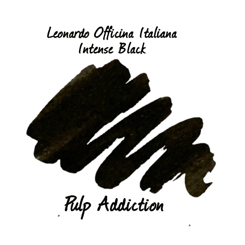 Leonardo Officina Italiana Ink - Nero Black 2ml Sample
