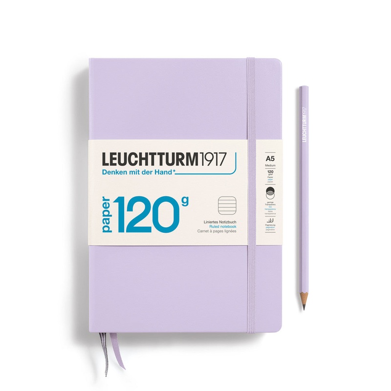 Leuchtturm1917 120gsm Edition Notebook - (A5) Ruled, Lilac
