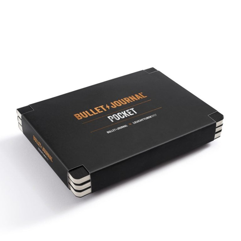 Leuchtturm1917 Bullet Journal Pocket Black - 3 Pack