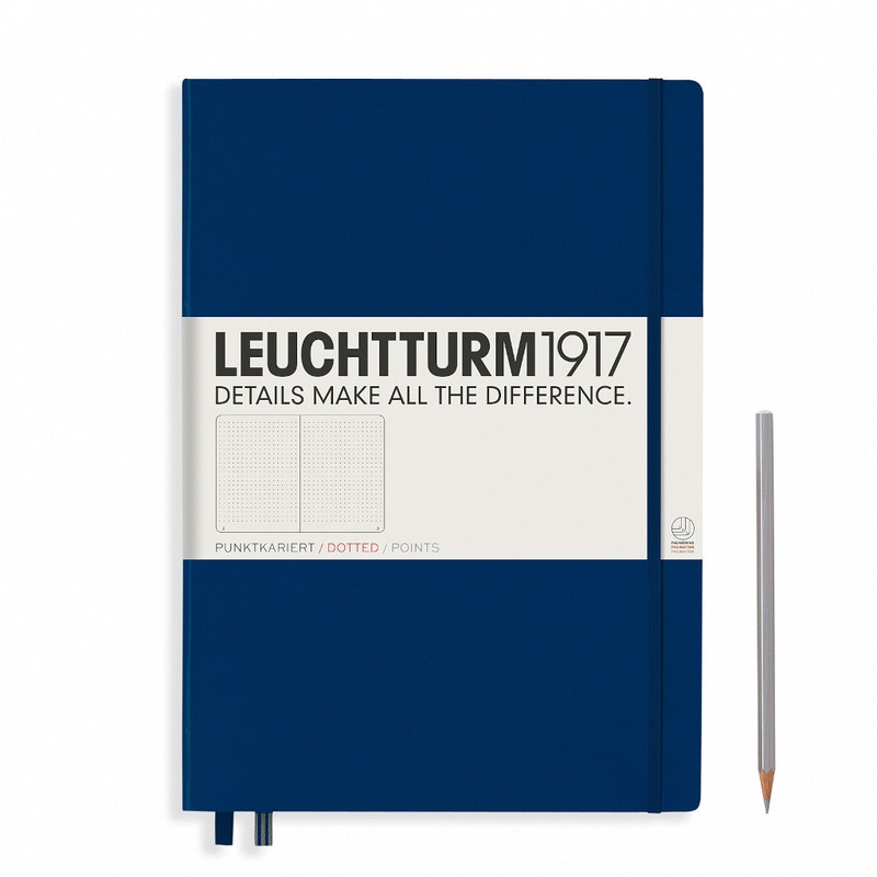 Leuchtturm1917 Master (A4+) Notebook - Navy Dotted