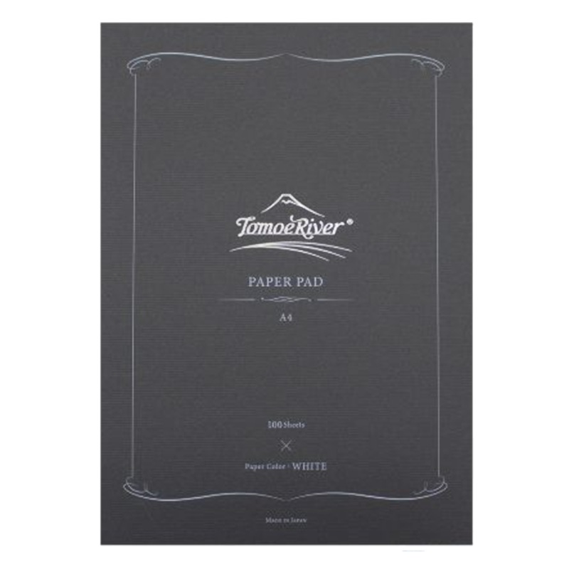 Sanzen Tomoe River Notepad, A4, White, 100-sheet, 52gsm, Plain