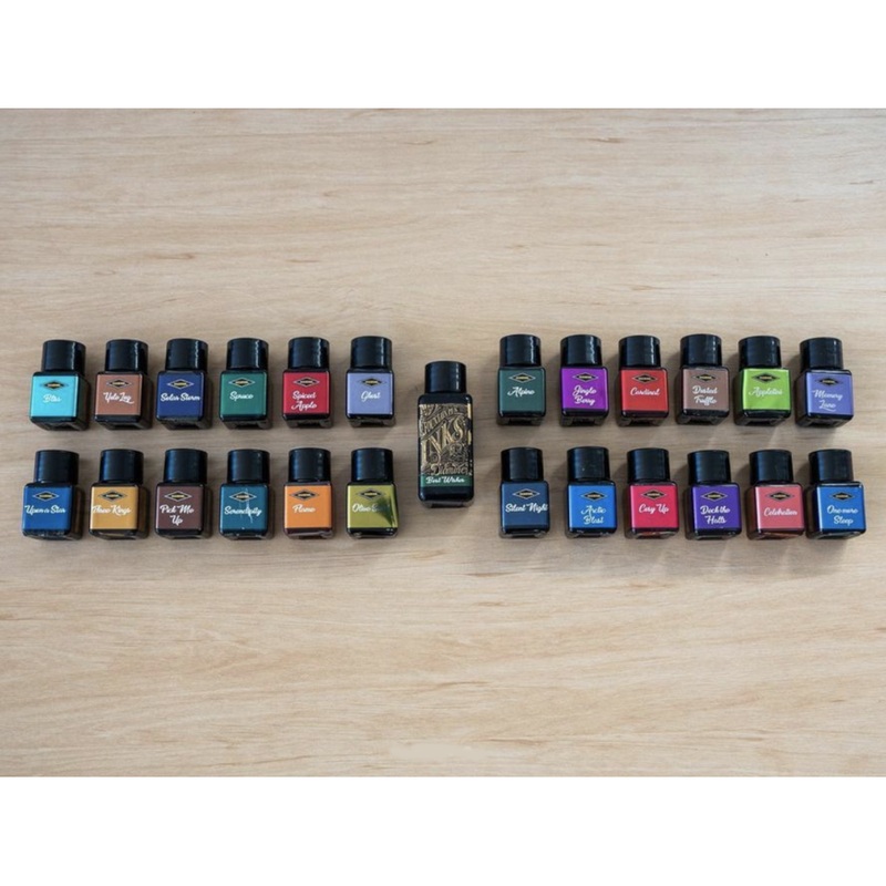 *Clearance* Diamine Green Edition Inks - Complete Line 25 Bottles (12ml & 30ml - Unboxed)