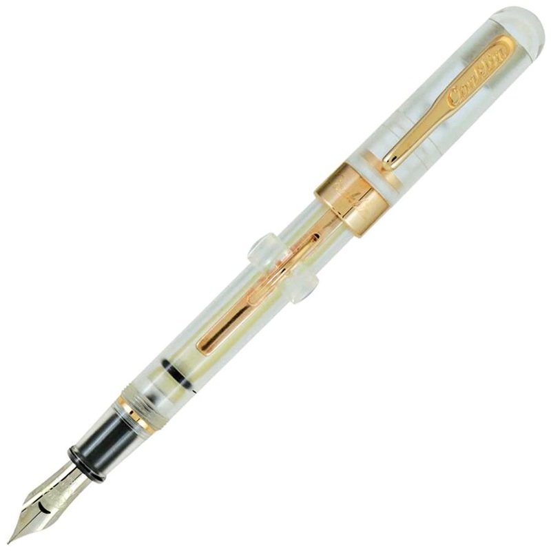 Conklin Mark Twain Demonstrator Fountain Pen with Rose Gold Trim (Limited Edition)