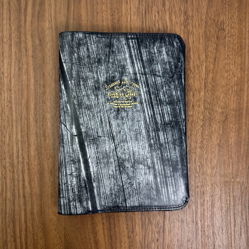 The Superior Labor B6 Bridle Leather Notebook Cover - Black