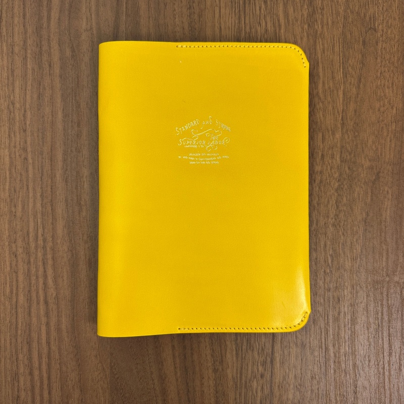 The Superior Labor B6 Bridle Leather Notebook Cover - Yellow