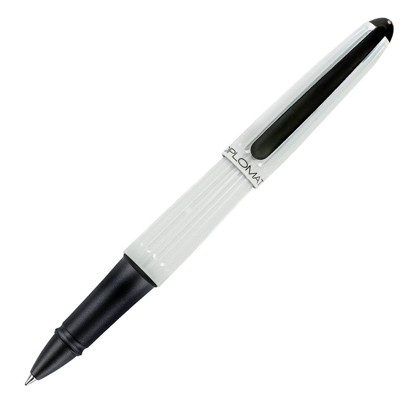 Diplomat Aero Rollerball - White Lacquer