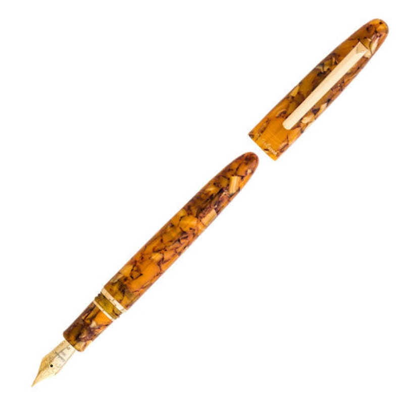 Esterbrook Estie Piston Fountain Pen - Honeycomb with Gold Trim (Button Fill)