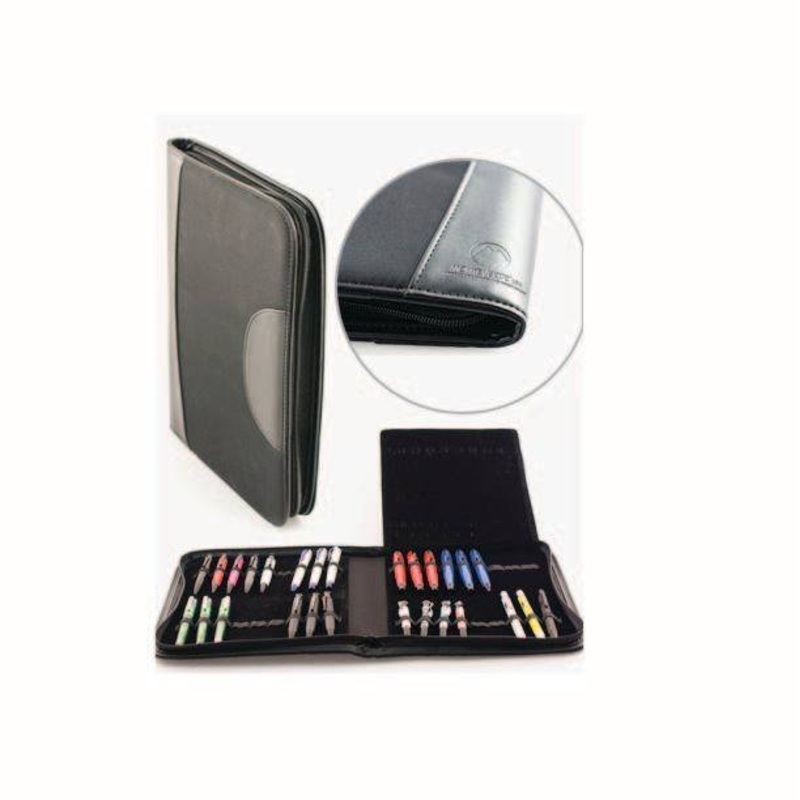 Monteverde 36 pc Zipper Pen Case Black