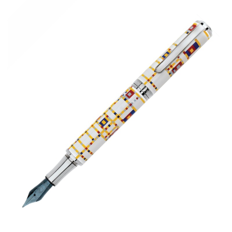 Monteverde USA Regatta Fountain Pen - Mondrian Broadway Boogie Woogie (Limited Edition)
