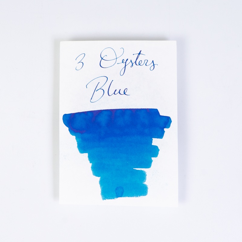 3 Oysters Blue (38ml) Bottled Ink (Delicious)