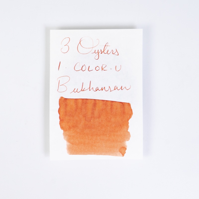3 Oysters Bukhansan Mountain Orange (38ml) Bottled Ink (I-Color-U)