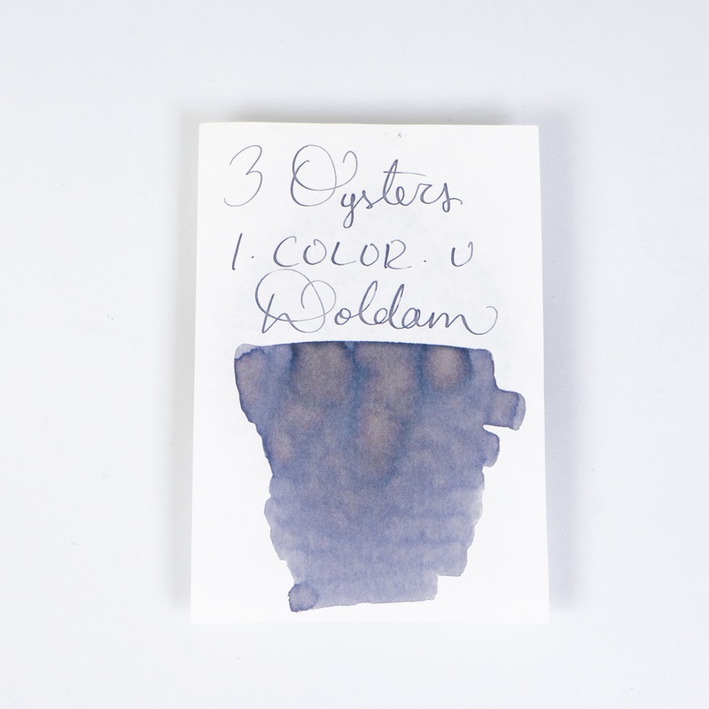 3 Oysters Doldam Grey (38ml) Bottled Ink (I-Color-U)