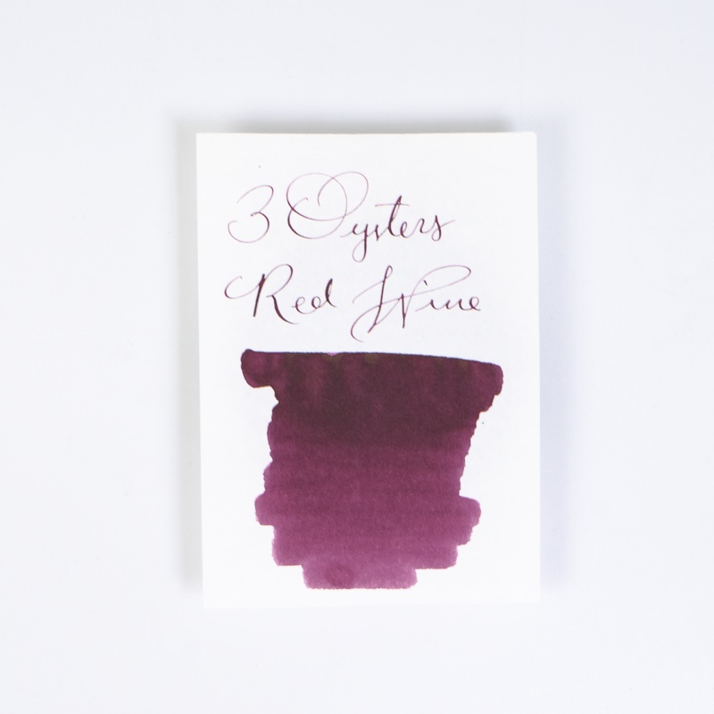 3 Oysters Red Wine (38ml) Bottled Ink (Delicious)