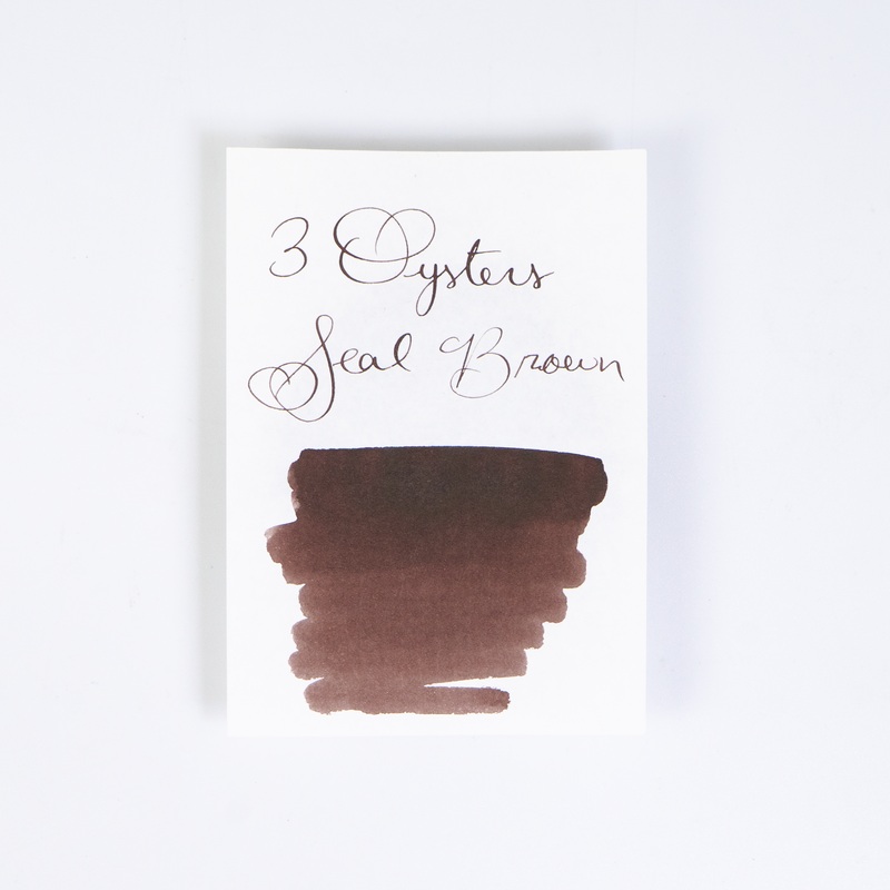3 Oysters Seal Brown (38ml) Bottled Ink (Delicious)