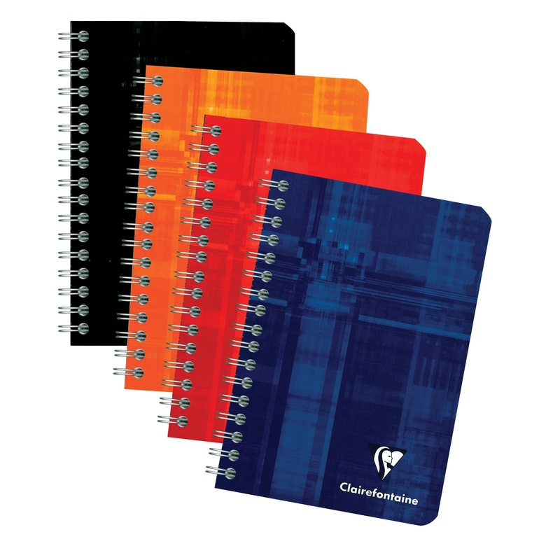Clairefontaine #8506 Classic Lined Wirebound Notebook (3.5 x 5.5) (Assorted)