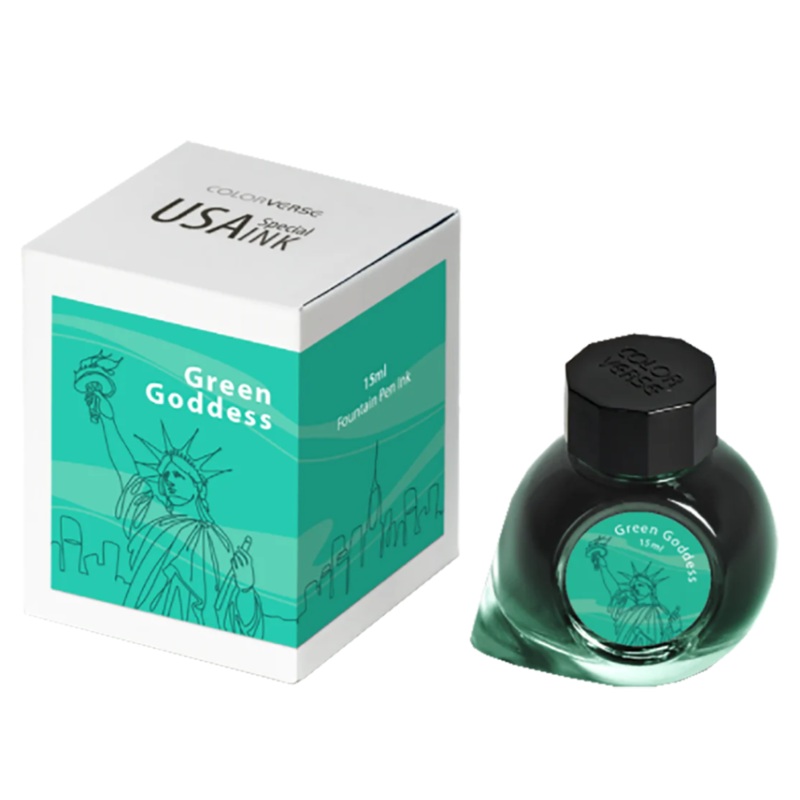 Colorverse Green Goddess (15ml) Bottled Ink (USA Special Series, New York)