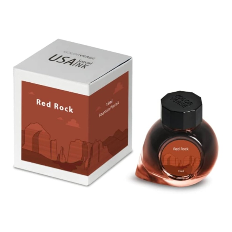 Colorverse Red Rock (15ml) Bottled Ink (USA Special Series, Arizona)