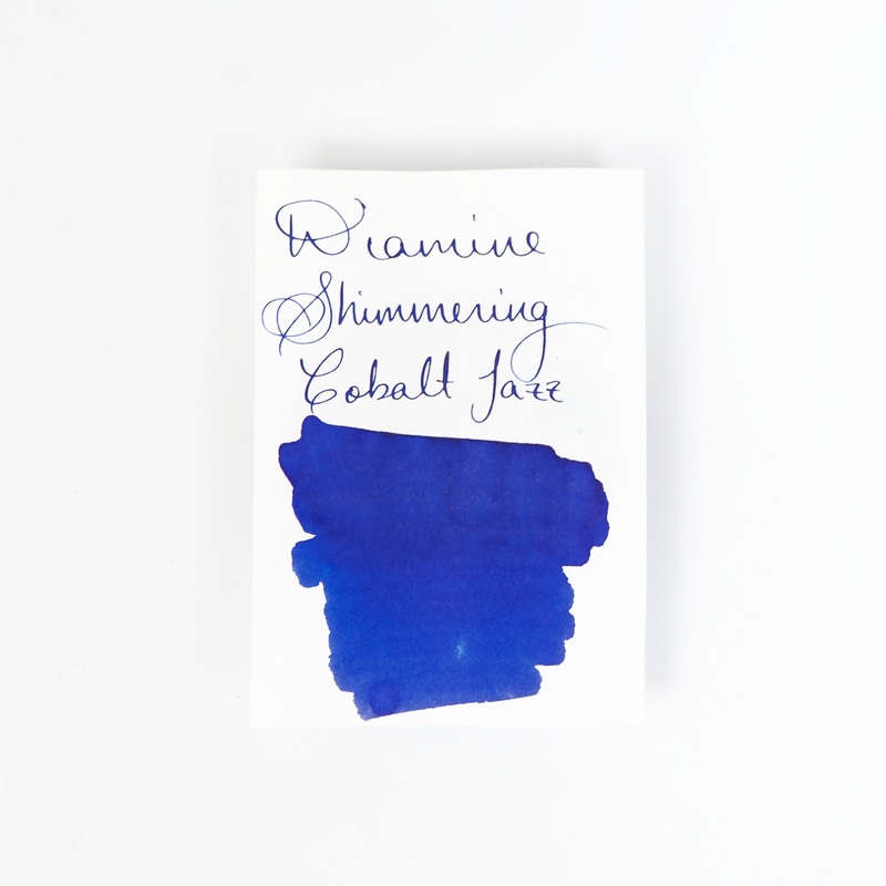 Diamine Cobalt Jazz (50ml) Bottled Ink (Shimmering Gold)