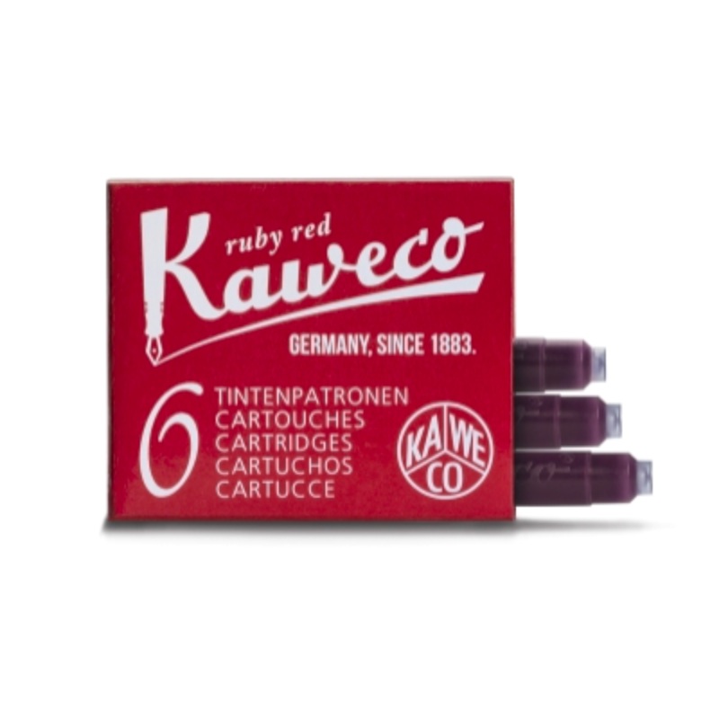 Kaweco Ink Cartridges - Ruby Red (6 ea)