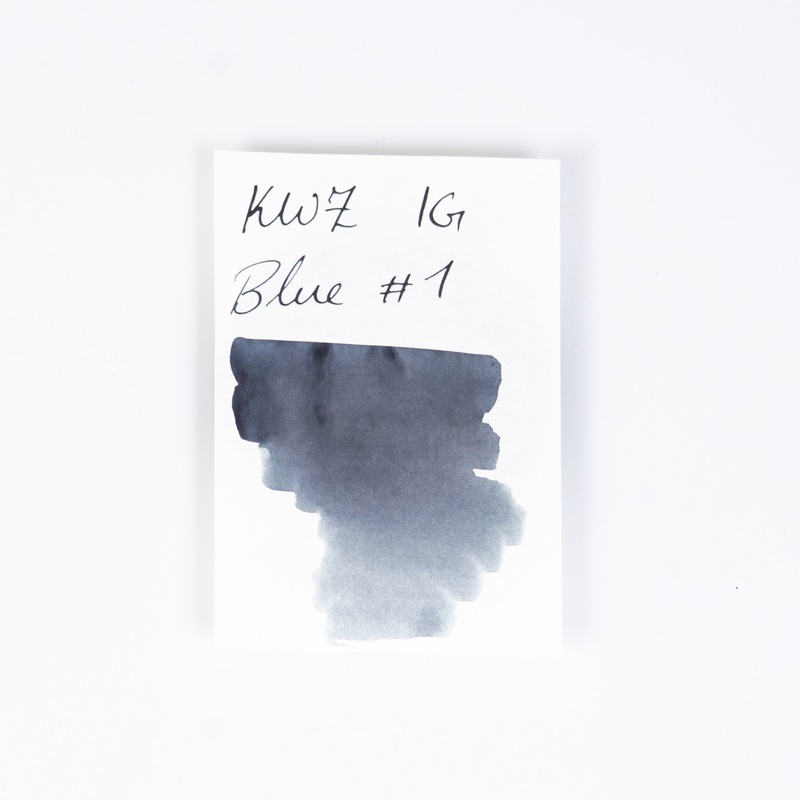 KWZ Blue #1 (60ml) Bottled Ink - Iron Gall