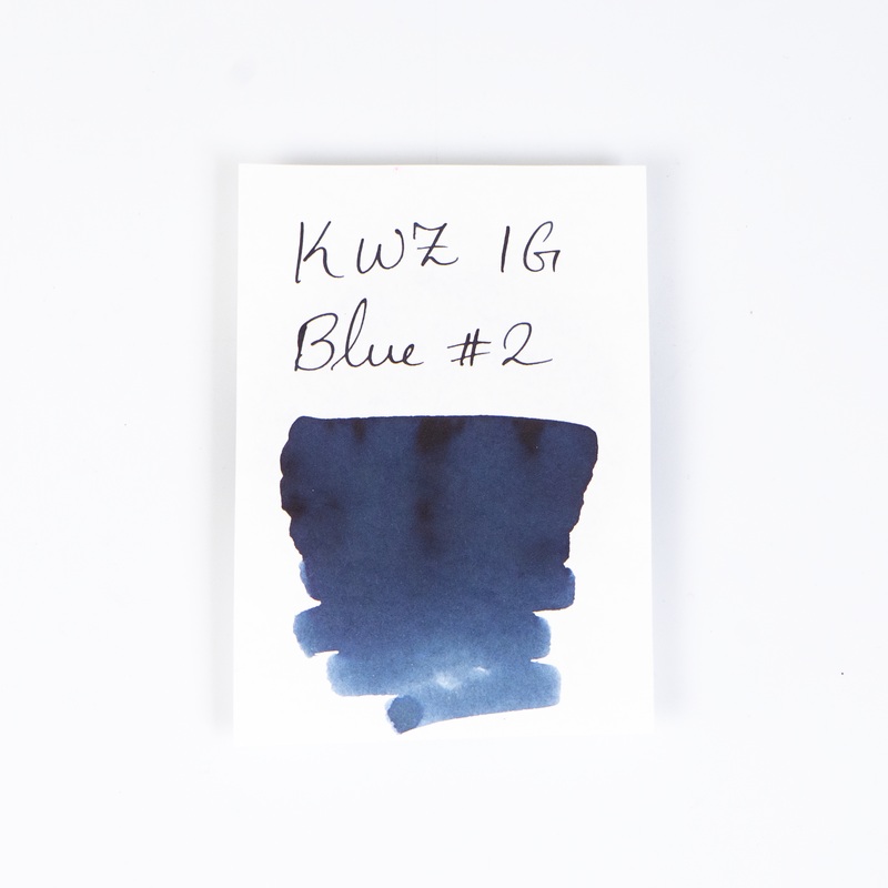 KWZ Blue #2 (60ml) Bottled Ink - Iron Gall