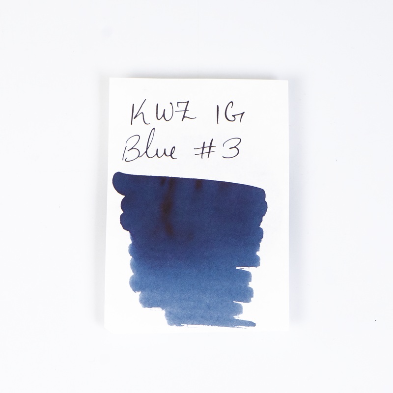 KWZ Blue #3 (60ml) Bottled Ink - Iron Gall
