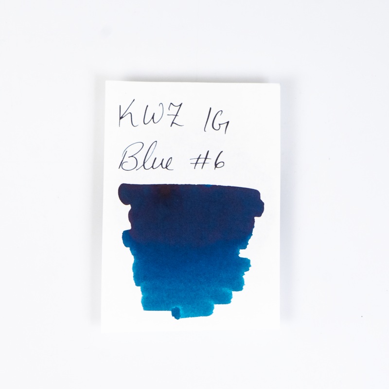 KWZ Blue #6 (60ml) Bottled Ink - Iron Gall