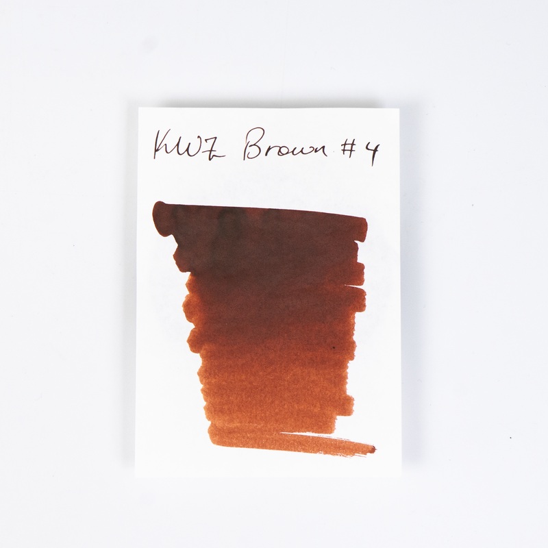 KWZ Brown #4 (60ml) Bottled Ink