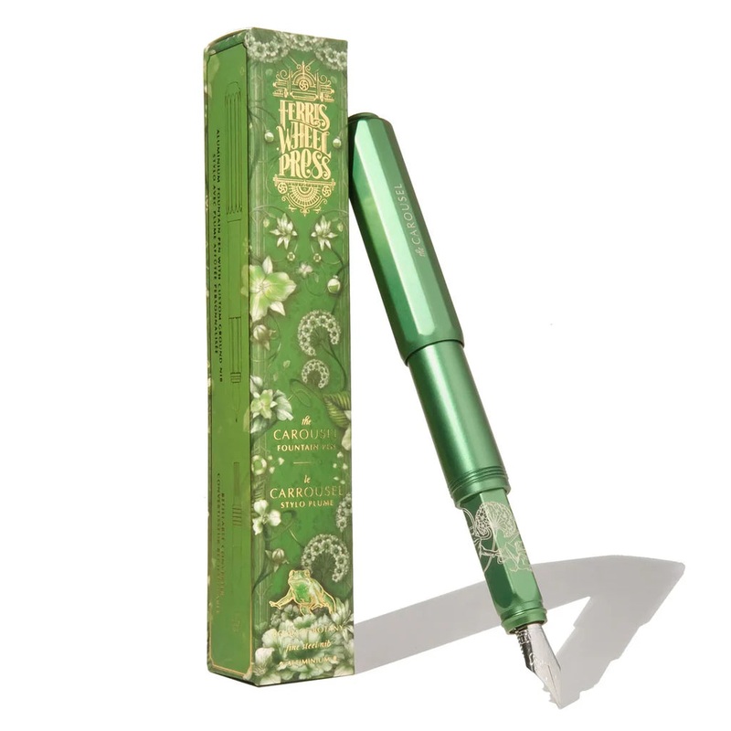 Ferris Wheel Press The Carousel Aluminum Fountain Pen - Book of Botany