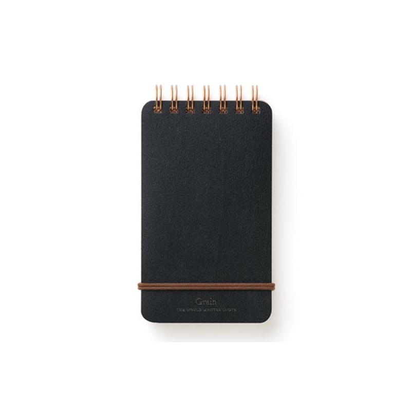 Midori Grain Memo Pad - Black