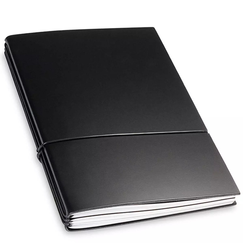 X17 Notes A5 Bonded Leather Notebook - Black